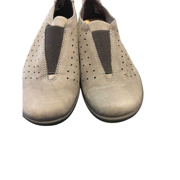 Clarks Womens Dark Gray Nubuck Leather Sable Artisan Daelyn Summit Shoes Size 8 - Picture 4 of 16